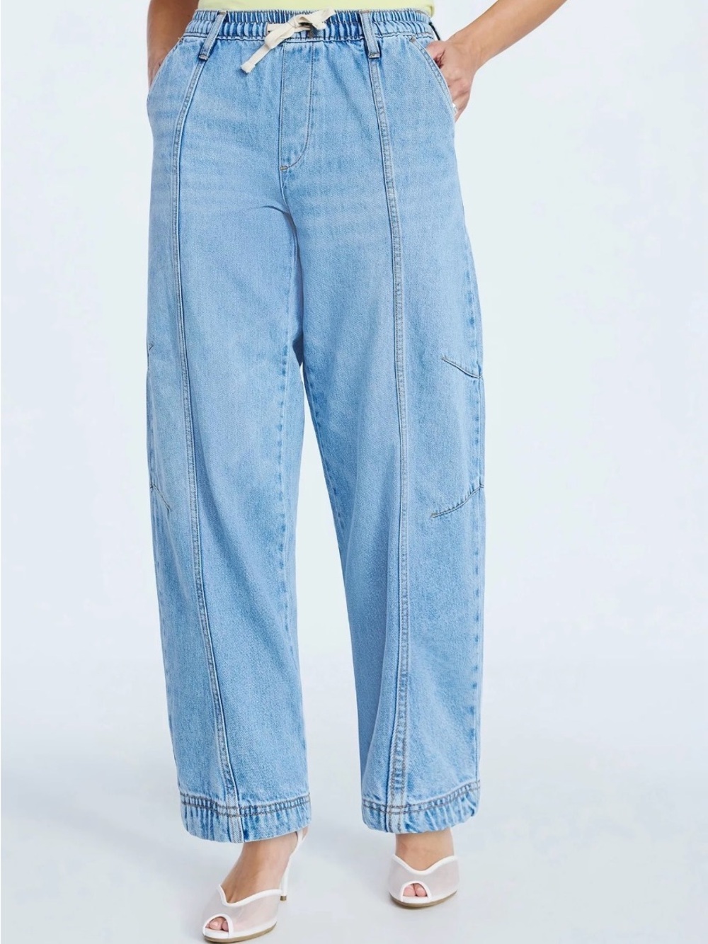Scoop Pull-On Cropped Barrel Pants - Picture 2 of 12